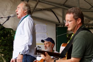 Ballade avec Brassens, à Rennes en septembre 2014, avec Gilles et Loïc