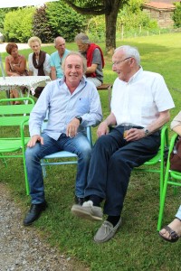 Avec Guy THOMAS avant le concert.